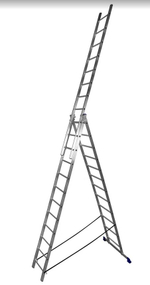 Лестница алюмин.  3секц* 12ступеней (3,42м-5,56м-7,82м) / МОНТАЖНИК