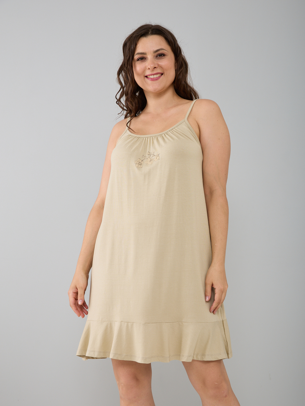 Ночная сорочка Св-449П/бежевый