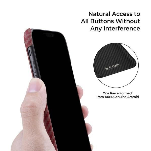 Чехол Pitaka MagEZ Case для Apple iPhone 11 (Red/Orange Herringbone)