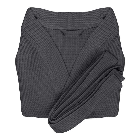 Эрин (антрацит) S (р.52-54) Халат вафельный