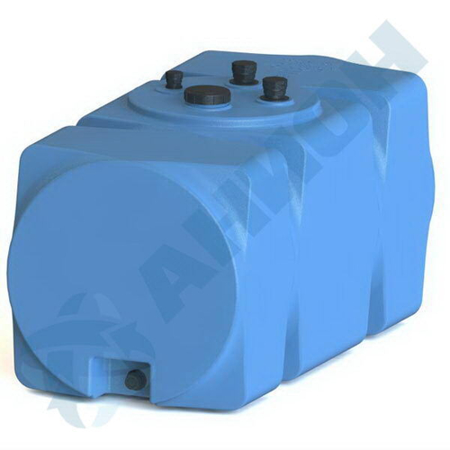 Емкость прямоугольная горизонтальная для дизельного топлива со сливом  Анион 500 л. горизонтальный (1390x650x740см;синий) - арт.559434