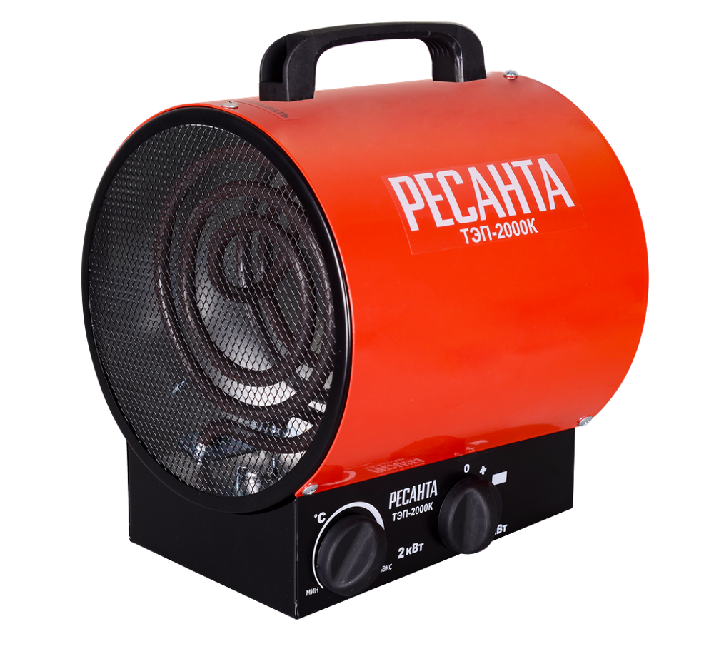 Электрическая тепловая пушка РЕСАНТА ТЭП-2000К - [2 кВт / 220В]