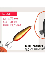 Блесна для рыбалки колеблющаяся Latka 70/25