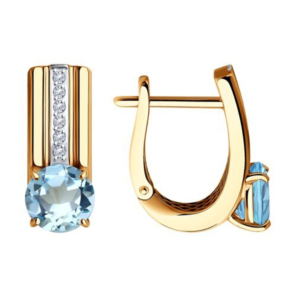 Серьги из золота 585 пробы