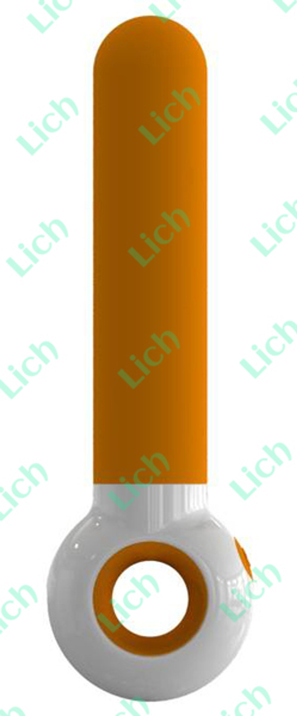 Оранжево-белый вибратор O-zone