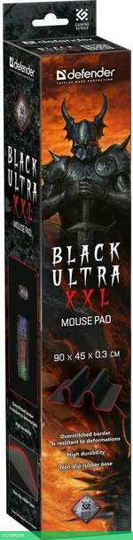 Коврик для мыши Defender Ultra XXL Black (50564)