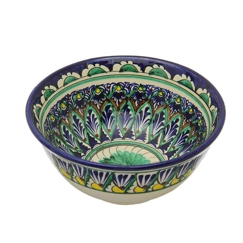 Коса синяя средняя 15,5 см х 8 см, синяя Риштан