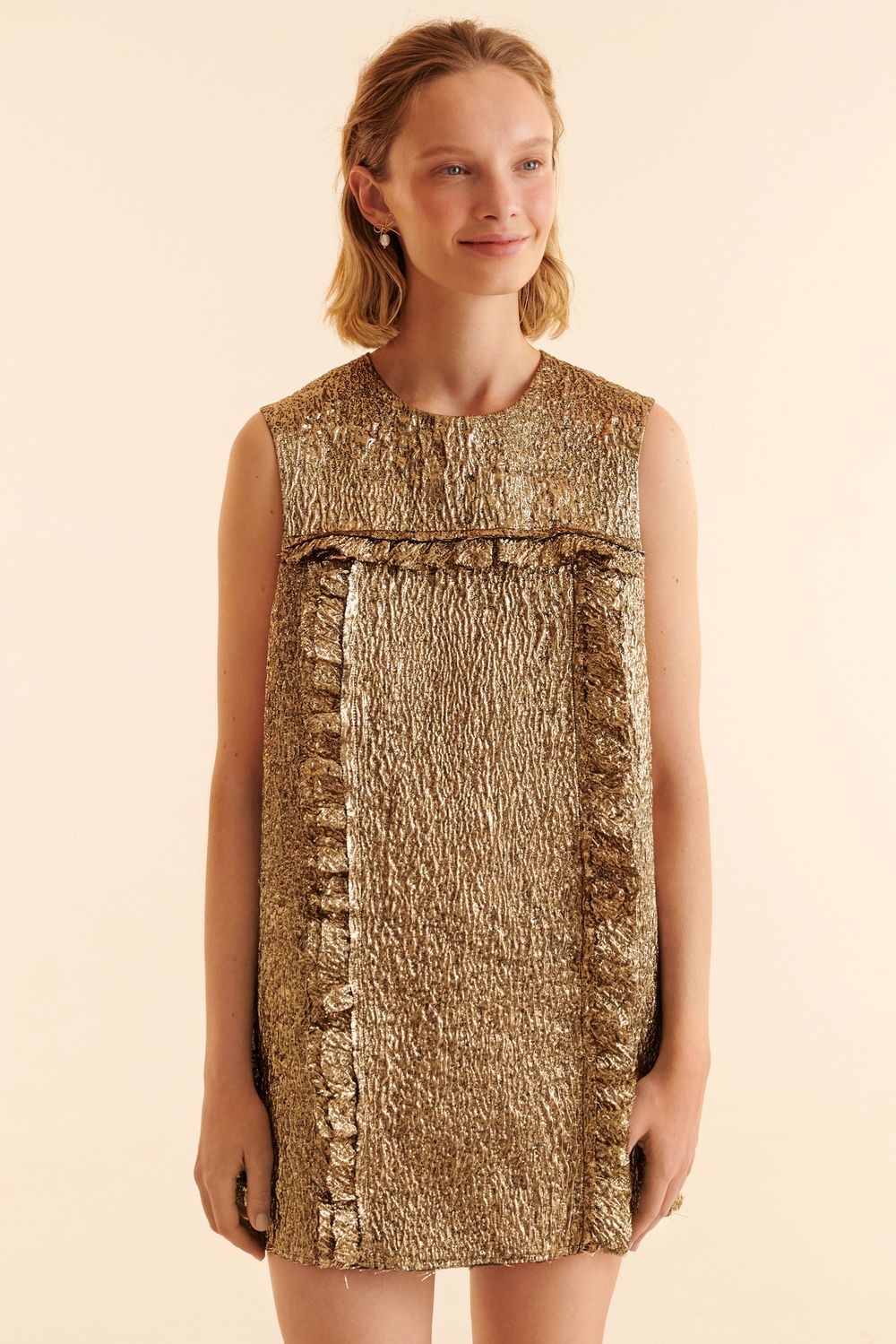 Платье-клоке (Принцесса на горошине), желтое золото