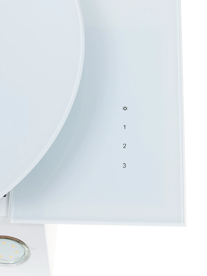 Вытяжка MAUNFELD TOWER L (TOUCH) 60 белый/белое стекло