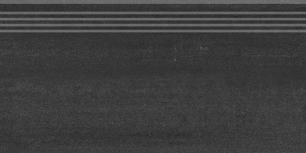 Фронтальная ступень Про Дабл черный обрезной (DD200820R/GR)