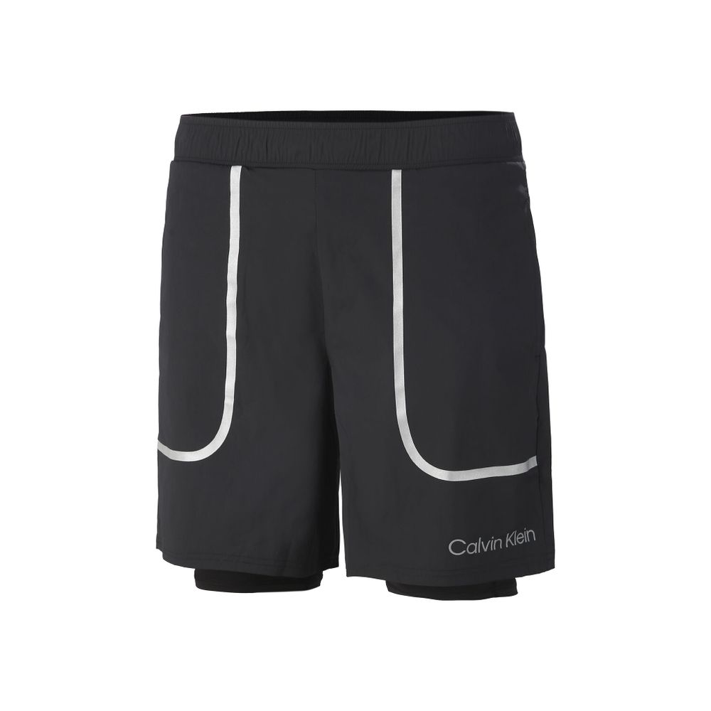 Мужские теннисные шорты Calvin Klein 2in1 Woven Shorts Men - Black