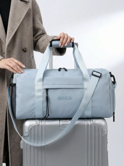 Сумка спортивная QOZA Limited Edition, голубая, 21 л