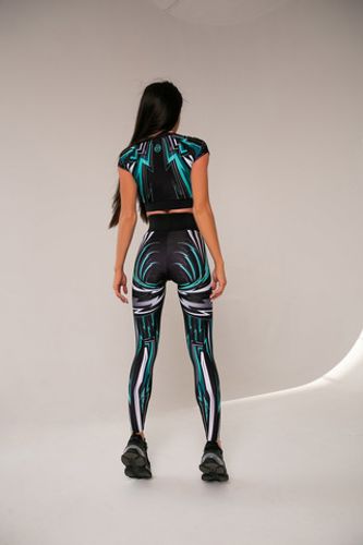 Leggings Lightning Blue