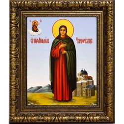 Михаил Савваит, Едесский, Черноризец Преподобномученик. Икона на холсте.
