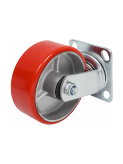 Колесо промышленное поворотное с подшипником 125мм ПУ/чугун Gigant G-04-09-22