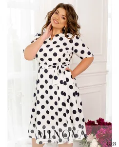 Платье 19-14-Белый Minova