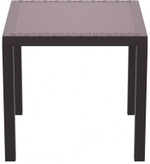 Стол пластиковый Siesta Contract Orlando 80, коричневый