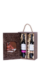 Короб винный деревянный серия "КЛАССИКА" №2, на 2 бутылки