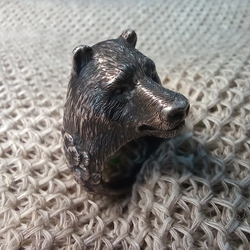 Кольцо "Голова медведя"