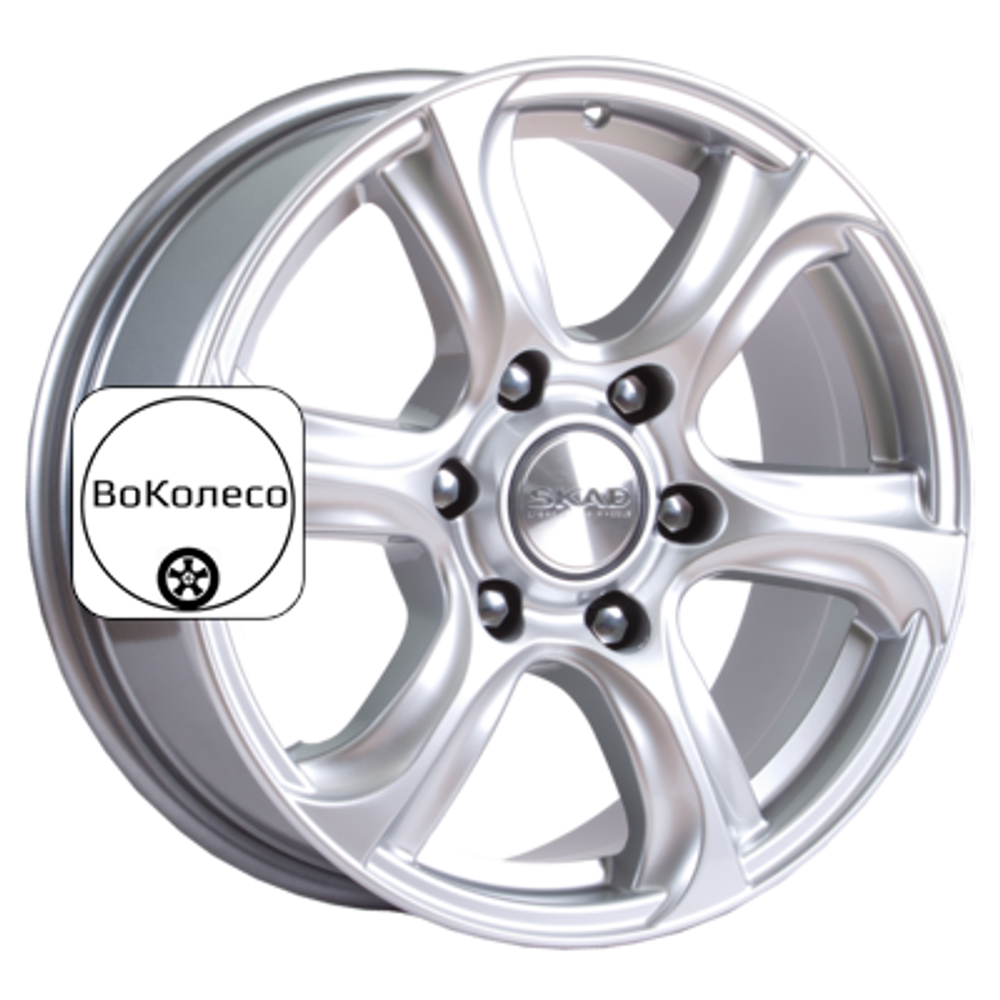7,5x17/6x139,7 ET30 D67,1 Скала (КЛ104) Селена (пш) СКАД