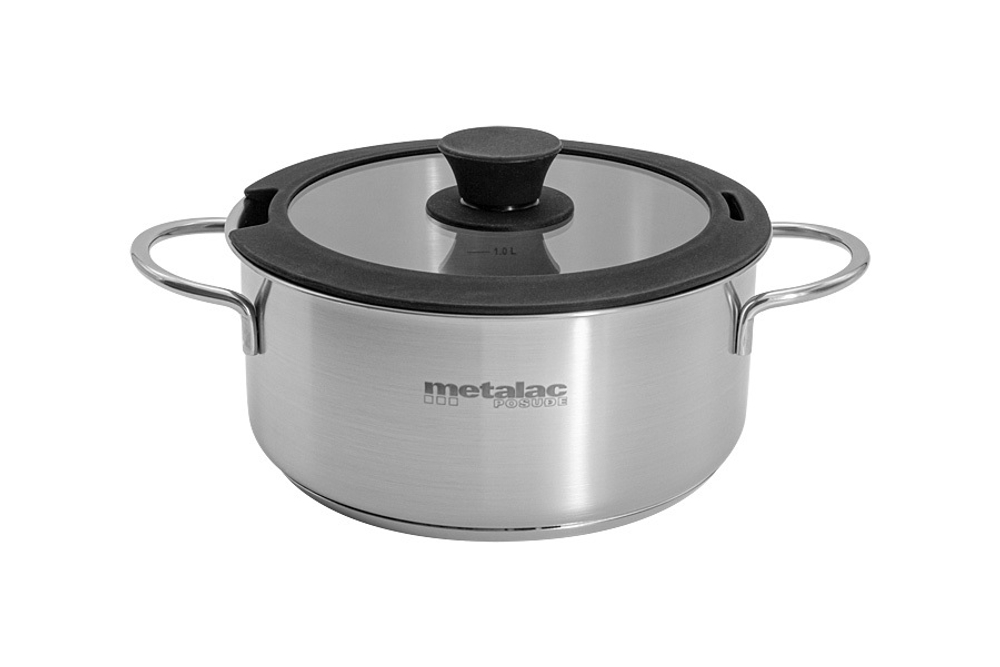 Кастрюля-сотейник 20см 2.8л Metalac Реа