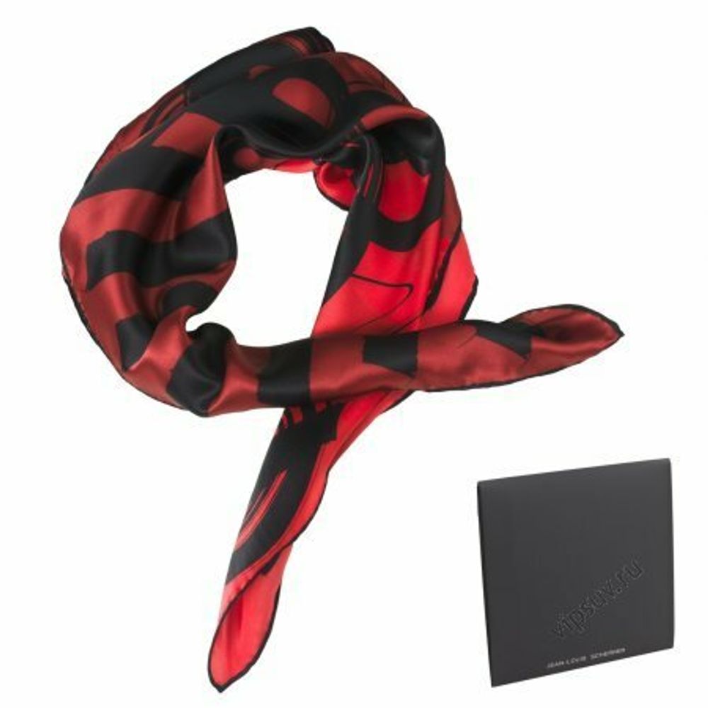 Платок JEAN-LOUIS SCHERRER Reflection Красный