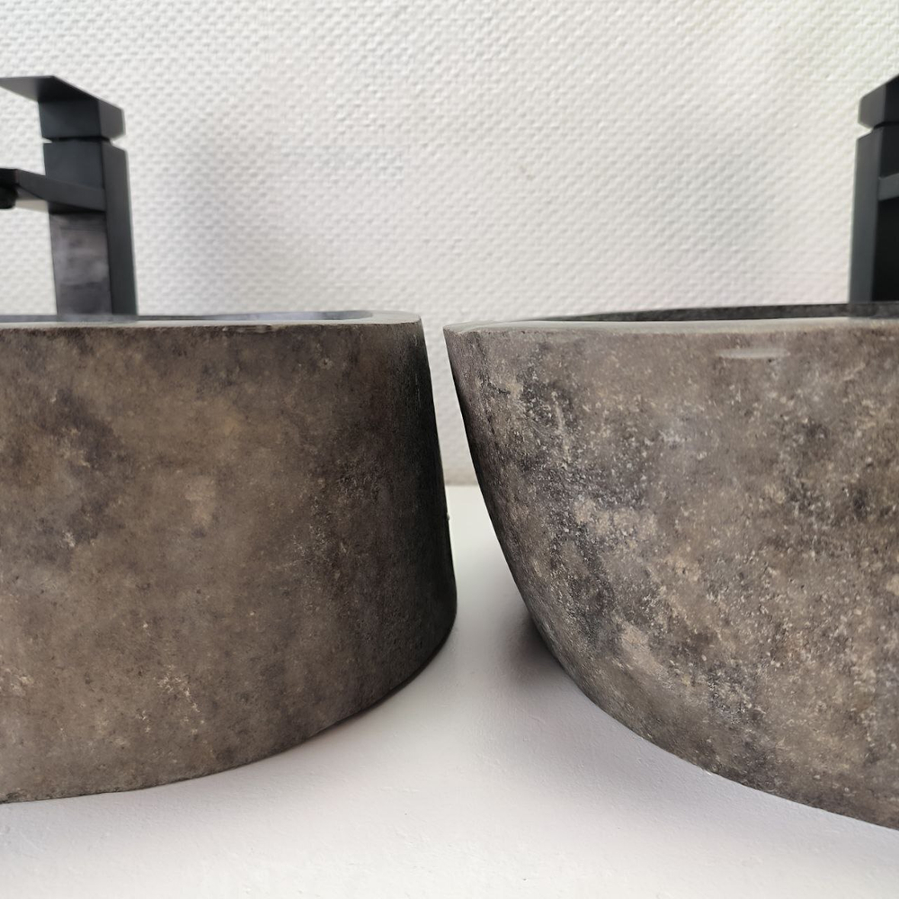 Раковина из речного камня RS63828 54*38*15 2шт 0126