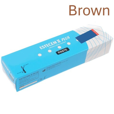 Estecem II Plus Paste Brown (цвет коричневый) Эстецем 2 Плюс, композит. цемент фикс. двойн. отверж.