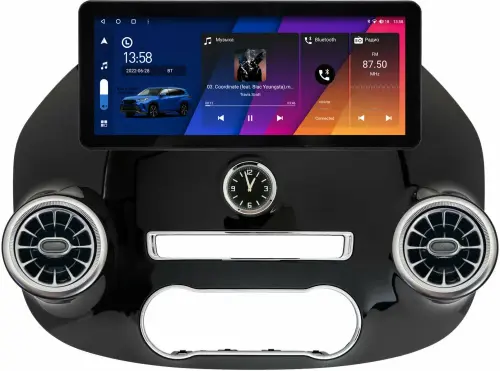 Магнитола для Mercedes-Benz Vito 2014-2023 - Canbox H-Line 0047 монитор 12.3" QLED в стиле Audi на Android 10, Быстрая, ТОП-процессор, CarPlay, 4G SIM-слот