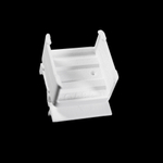 Набор 2 шт. Крепление для двухканального реле Aqara на DIN-рейку, 3D печать, белое