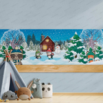 Фотообои для детского сада Зима 021