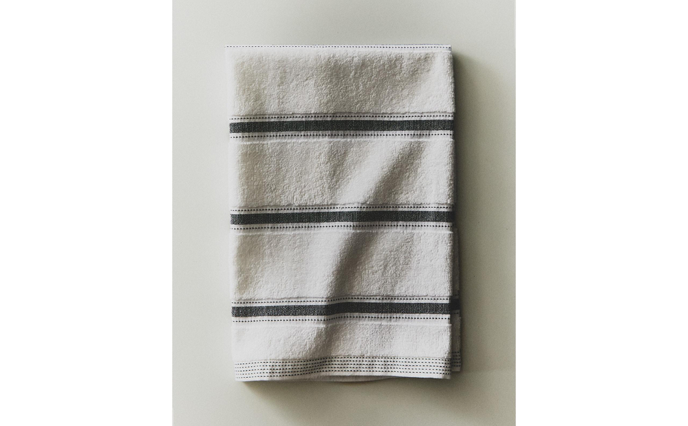 Zara Home кухонное полотенце из хлопка, узор в полоску, 70 50 см · 0223/026