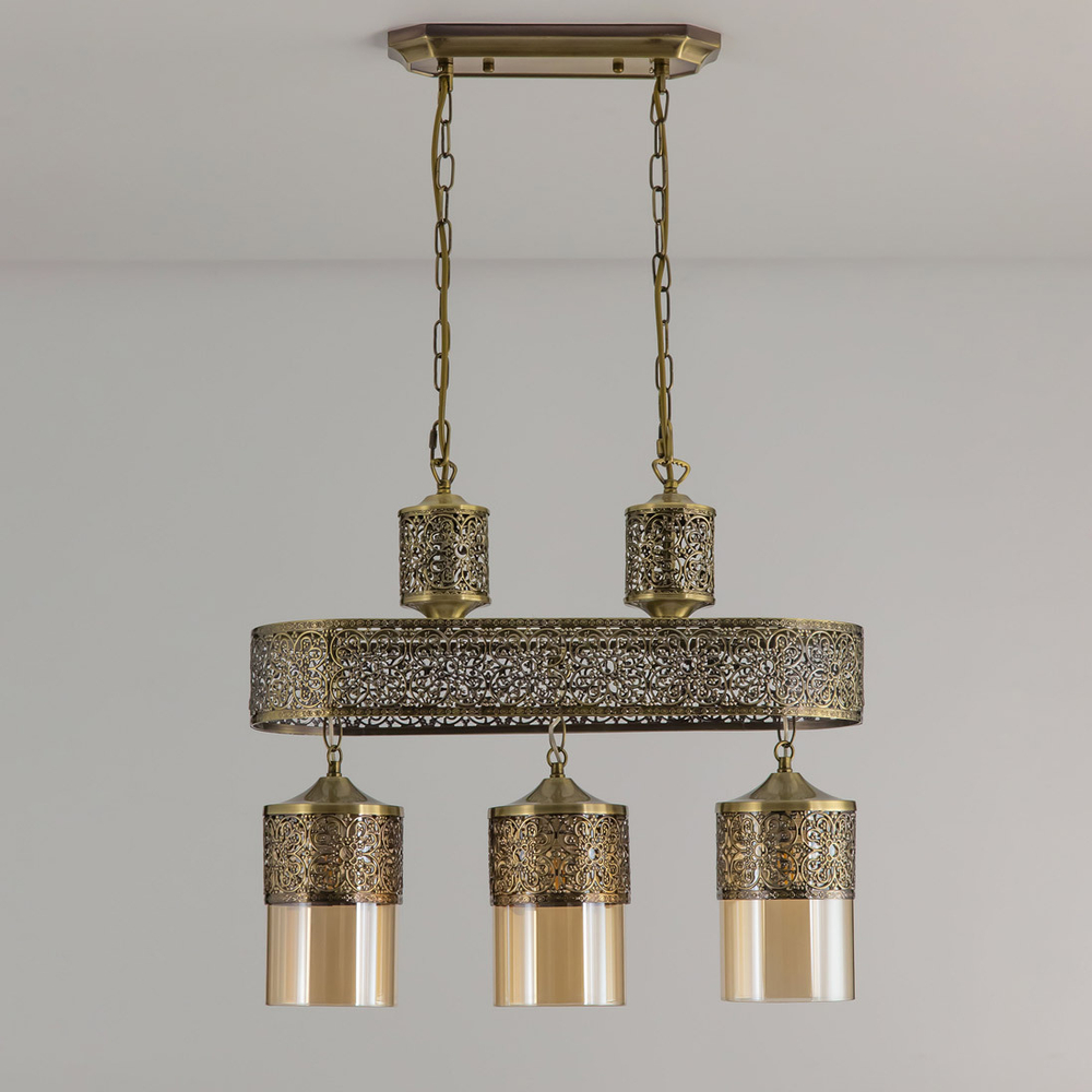 Citilux Эмир CL467233 Люстра подвесная Бронза