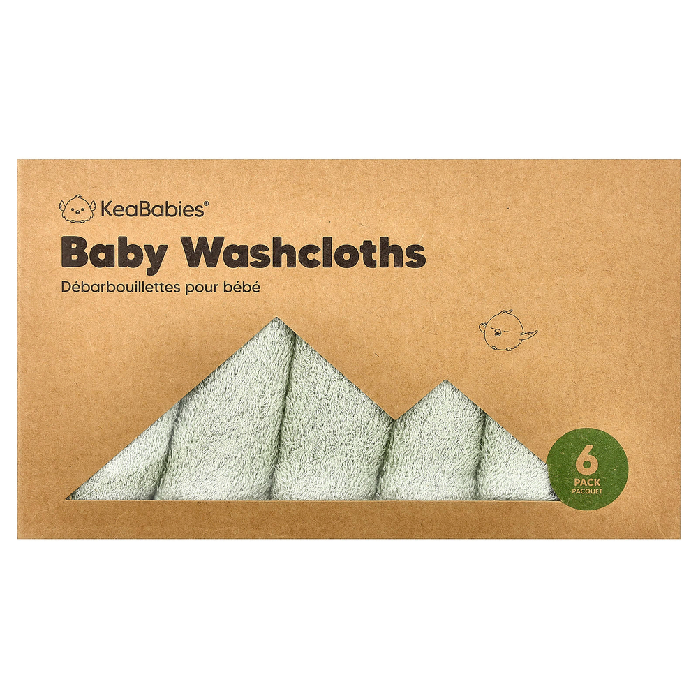 KeaBabies, детские мочалки, 6 шт.