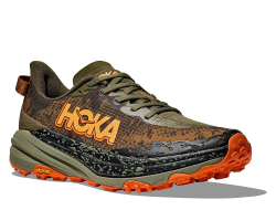 Кроссовки для бега мужские Hoka Speedgoat 6 Коричнево-оранжевые