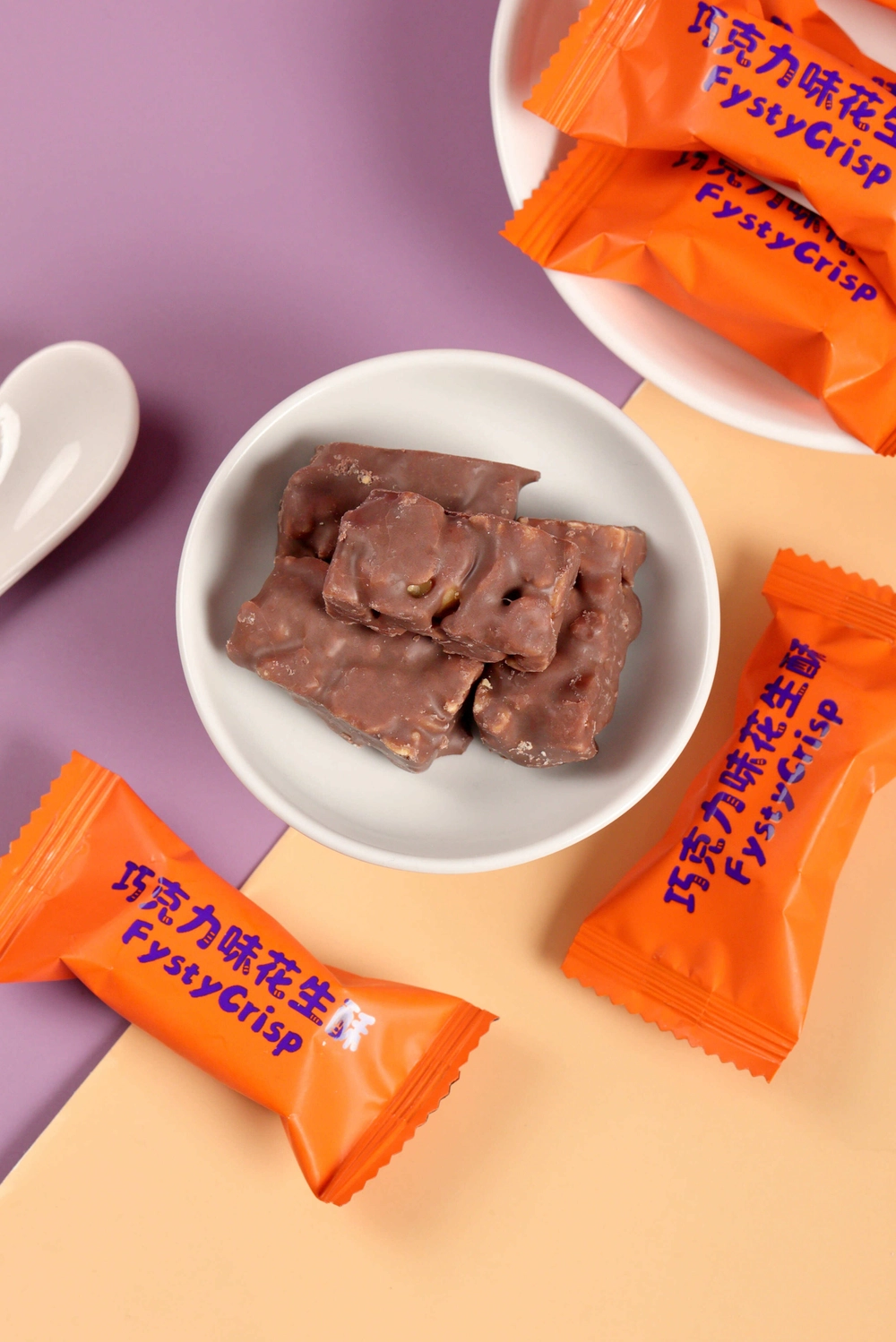 Конфеты грильяжные с арахисом поштучно без обертки