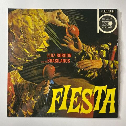 Винтажная виниловая пластинка LP Luiz Bordon Und Die Brasilianos Fiesta Фиеста (Germany 1967)