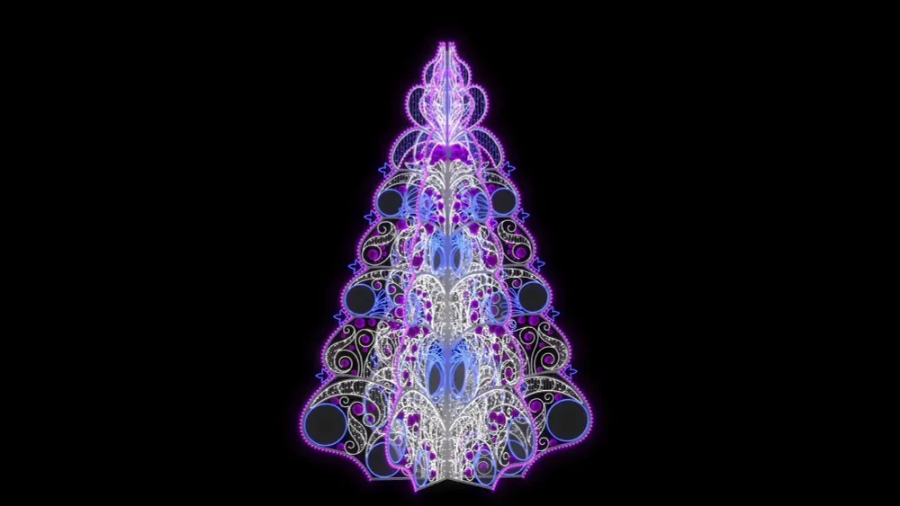 Светодиодная елка "Морозная"