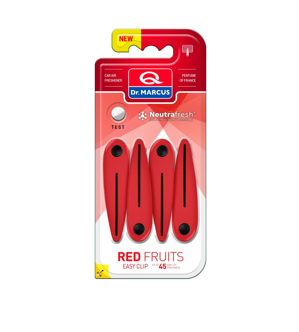 ОСВЕЖИТЕЛЬ ВОЗДУХА НА ДЕФЛЕКТОР  DR.MARCUS EASY CLIP RED FRUITS