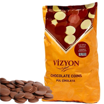 Шоколад молочный 36% «VIZYON» Select 2.5 кг