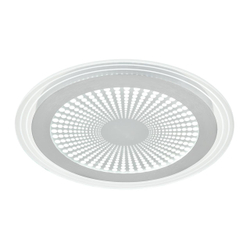 7739/80L MITRA LED SN 603 Светильник металл/акрил/белый/серебряный/прозрачный LED 80Вт 3000-6500К D480 IP20 пульт ДУ PROMISE