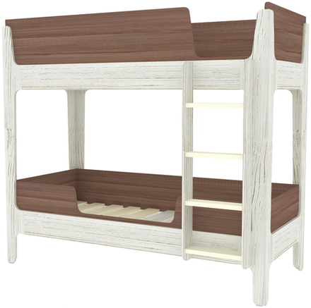 Кровать двухъярусная КарИВи Лотос Винтерберг Бодего Темный