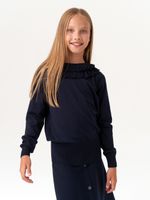 Джемпер школьный для девочки AT997  синий