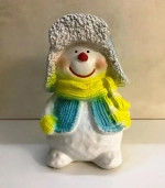 Копилка из гипса «Снеговик» 26см