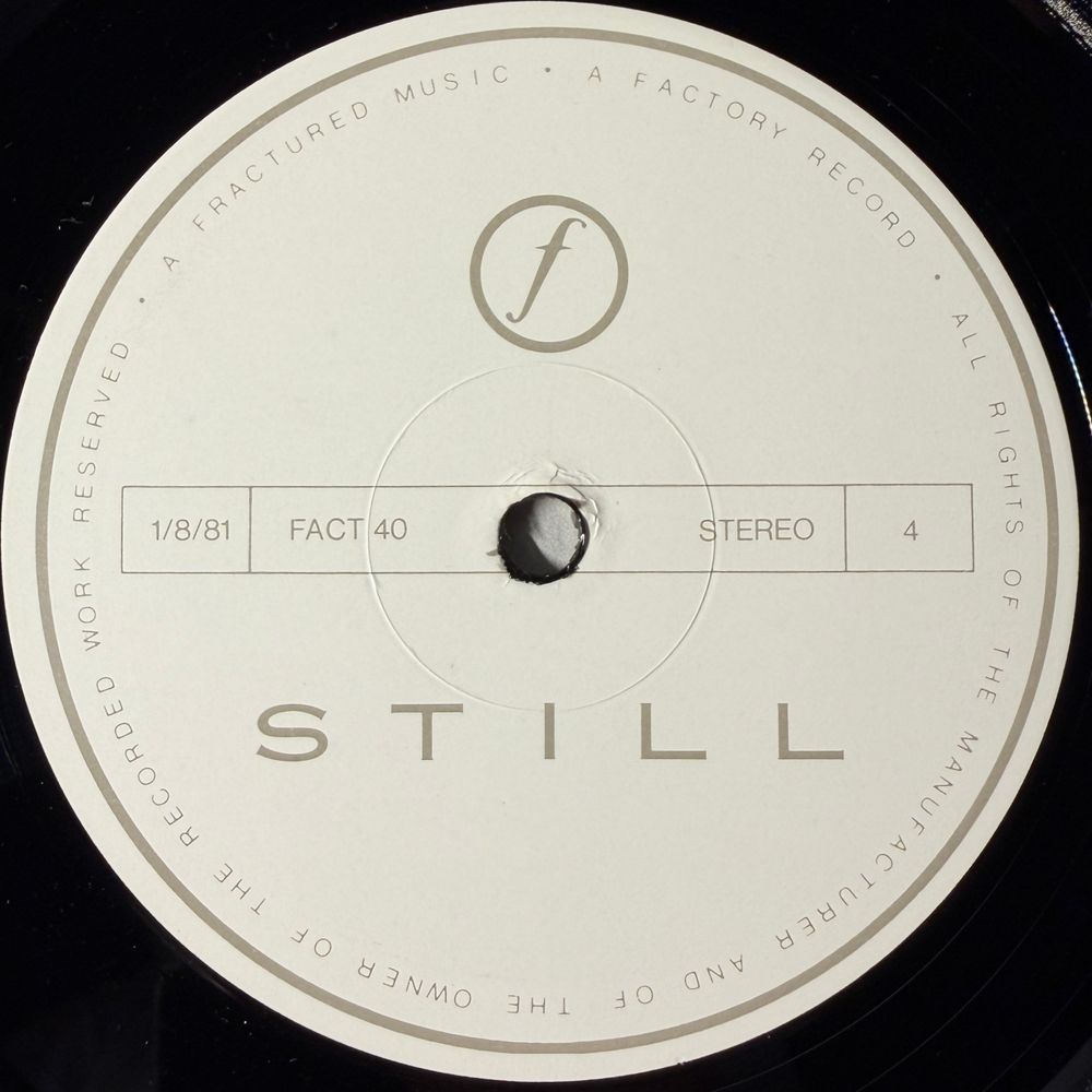 Joy Division ‎– Still 2LP (Англия 1981г.)