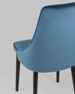 Стул Версаль велюр пыльно-синий