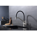 Смеситель для кухни с подключением фильтра Raglo R80.62.05, сатин