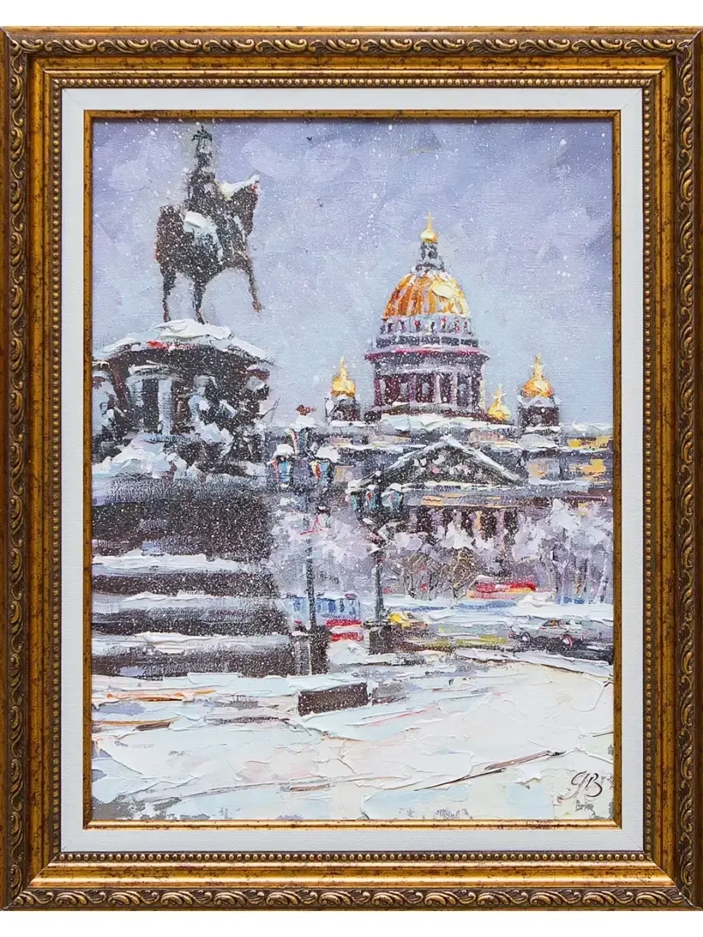 Картина маслом Зима Янченко