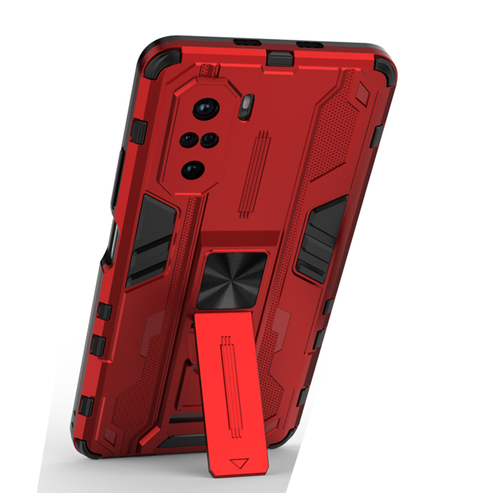 Противоударный чехол с подставкой Transformer для Xiaomi Poco F3 / Redmi K40 (Pro) / Mi 11i