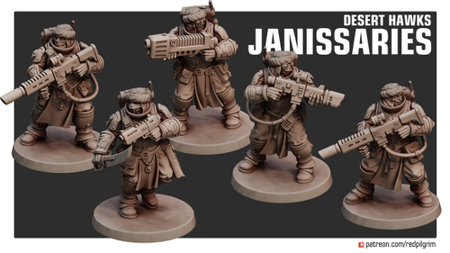 Astra Militarum Tallarn Desert Raiders Отряд Талларнских Ветеранов 1шт. миниатюра для AOS,Waha, Настольная игра, НРИ, Варгейм, РПГ